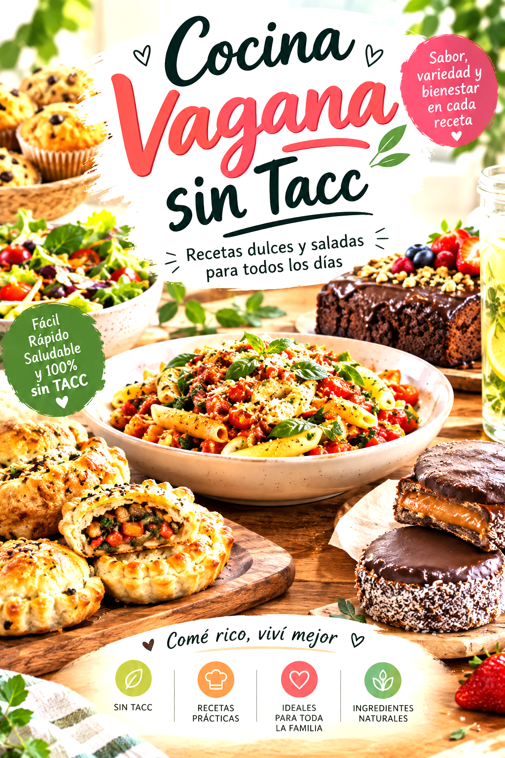 Cocina vegana sin tacc